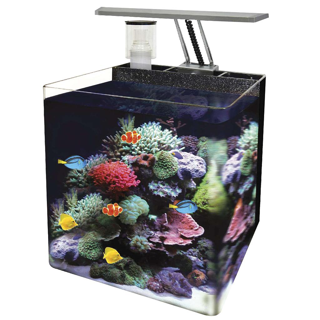 Nano Acuario marino OCEAN FREE (24.00 L) negro