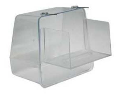 Bañera Ext. de plástico con aplicador y ganchos metálicos - 14,3 x 13,7 x 18,5 cm