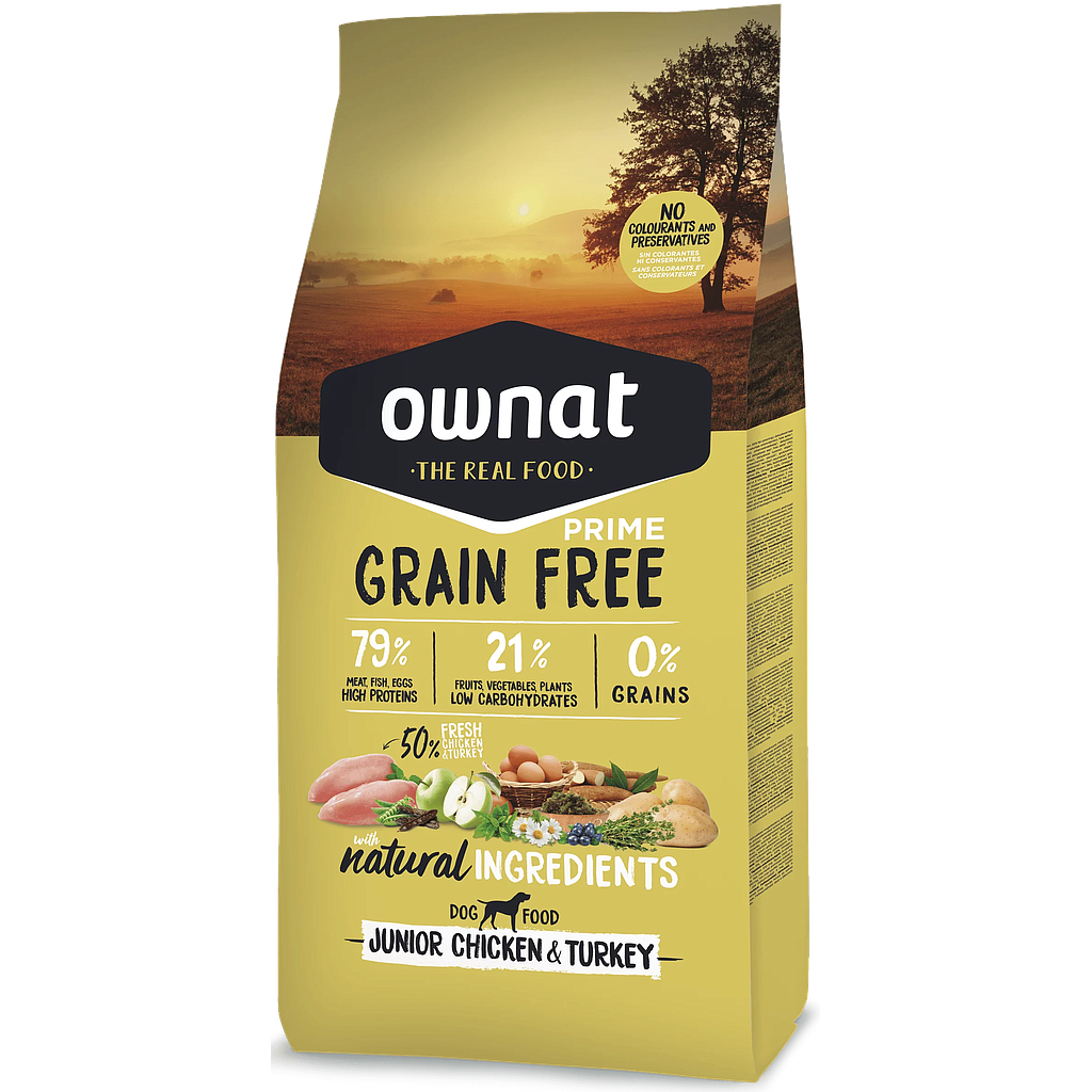 OWNAT DOG PRIME GF JUNIOR CHICKEN&amp;TURKEY