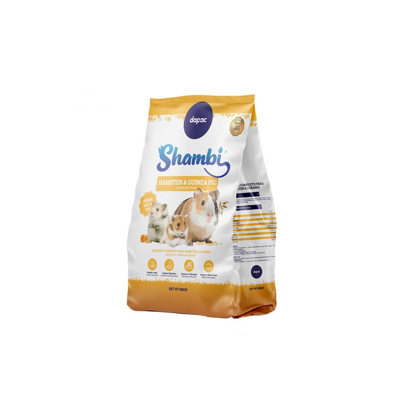 MIXTURA HAMSTER y COBAYA 800GR SHAMBI