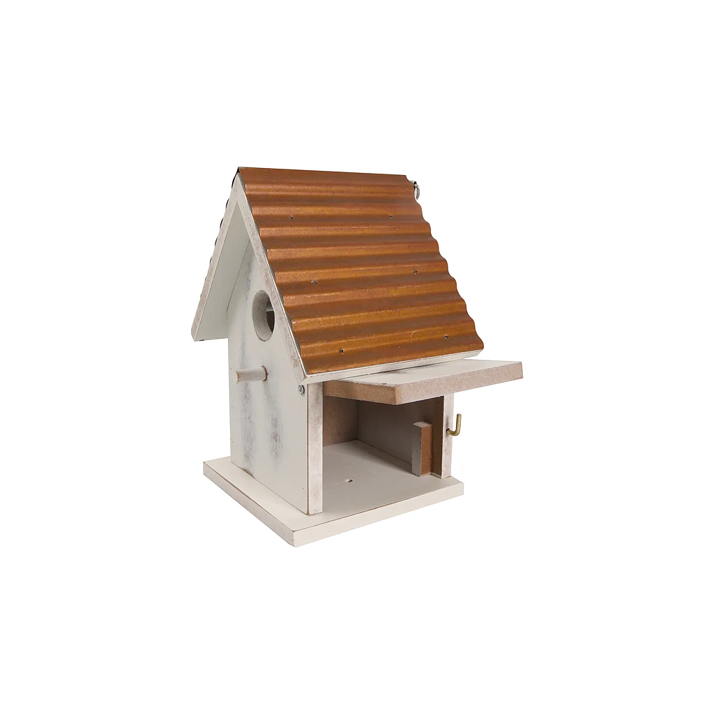 CAJA NIDO FINN PÁJAROS DE EXTERIOR - MADERA