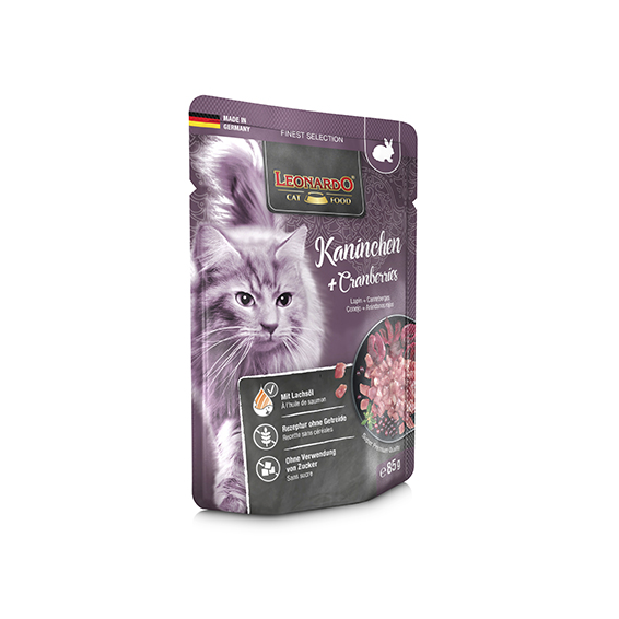 LEO CONEJO Y ARANDANOS SOBRE 85 grs