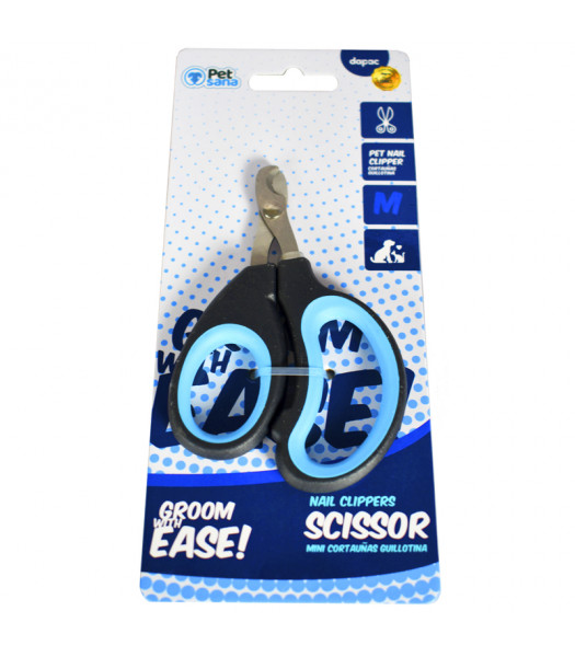 PetSana mini cortauñas 6,5*10 cm azul perros y gatos