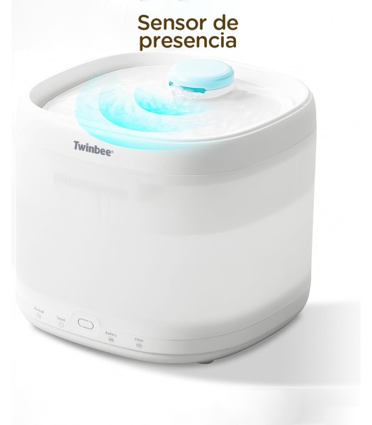 Bebedero fuente Twinbee inalámbrico smart fountain