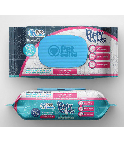PetSana Puppy Wipes (100 unidades)