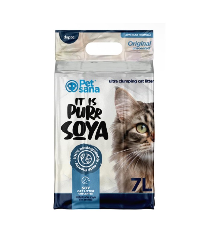 PetSana PURR SOYA – Pellets de Fibras de Soja Ultra Aglomerantes