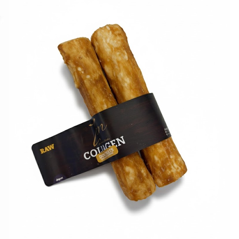 Palito de colágeno para masticar con pollo para perro 12,5 cm - 2uds.