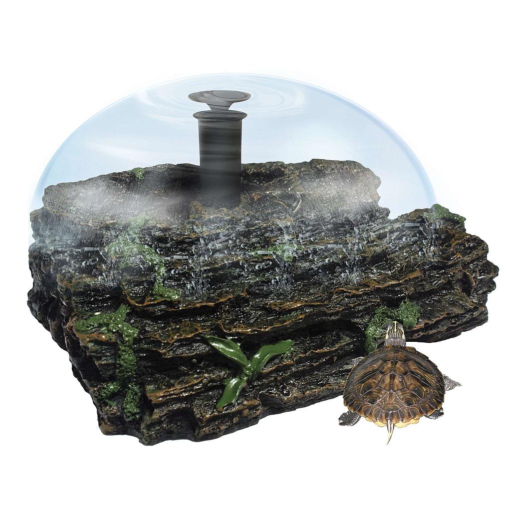 Isla pequeña + fuente Terra Island 330L/H 4w 8x13x20cm