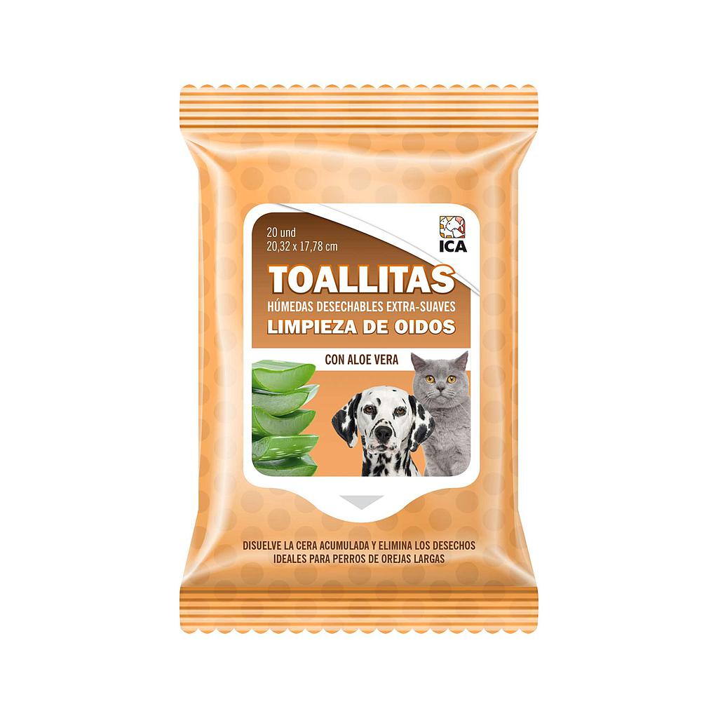 Toallitas ICA para los oídos 20,32x17,78cm