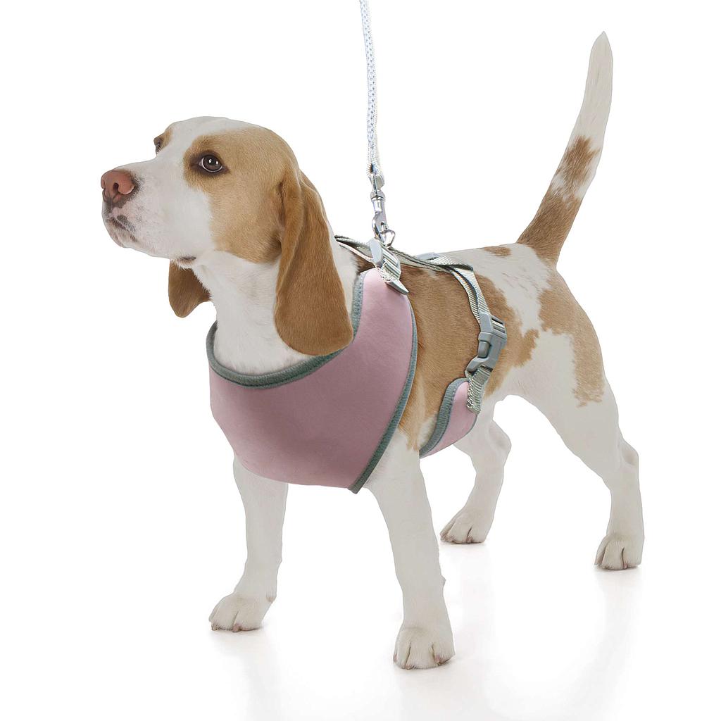 Arnés Soft XT-DOG M rosa 17cm